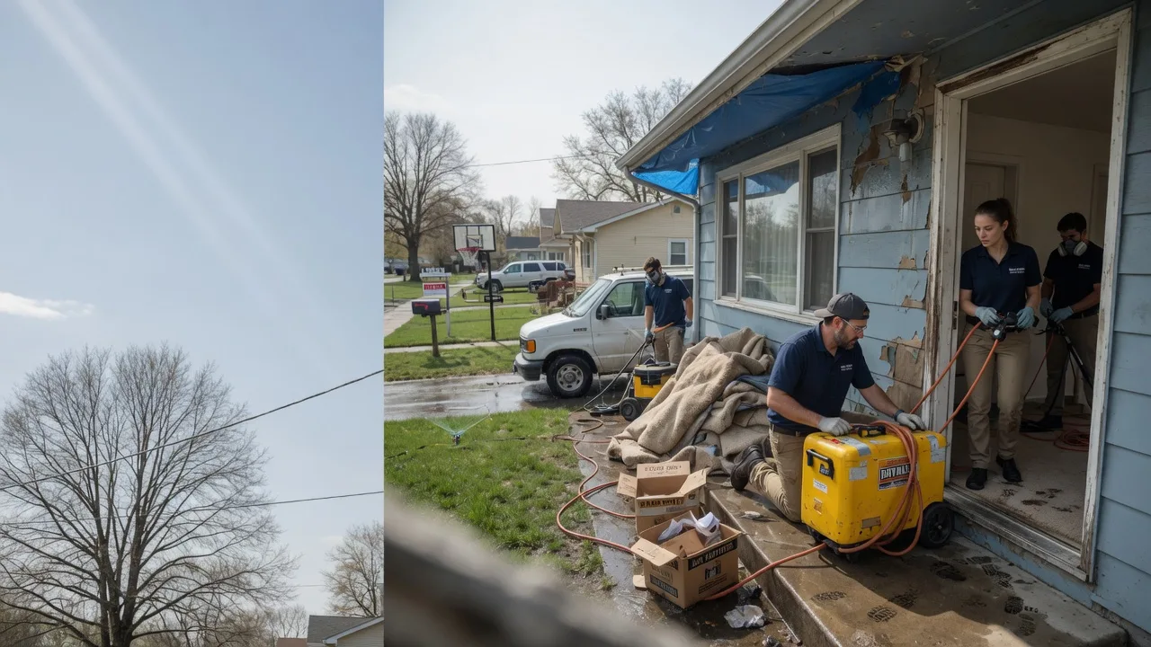 Basement Flood Cleanup in Van Alstyne, TX near me